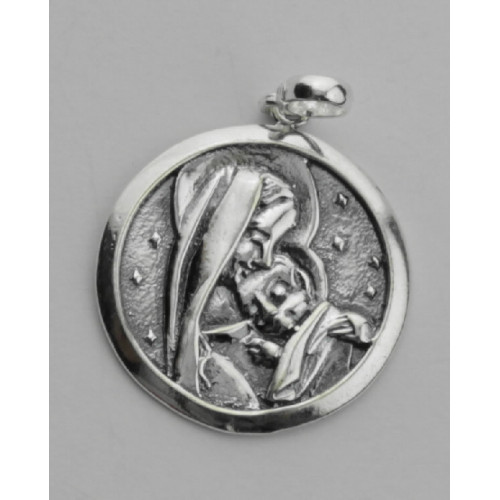 Colgante plata VIRGEN DEL CARMEN-2,5cm